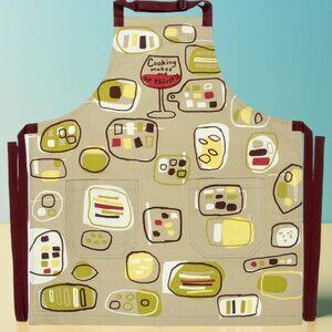 Cooking Makes Me Thirsty Unisex Apron NWT